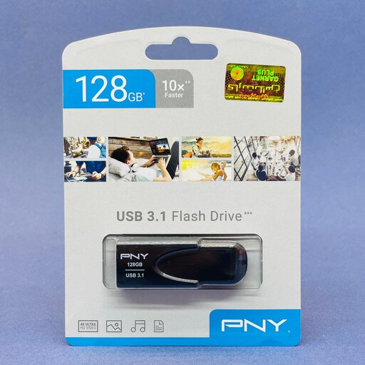 فلش USB3 پی ان وای 128G ATTACH مدلPNY FD128GATT431KK-EF 