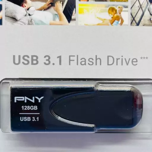 فلش USB3 پی ان وای 128G ATTACH مدلPNY FD128GATT431KK-EF 