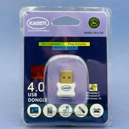 بلوتوث کامپیوتر کایزر ( دانگل بلوتوث ) مدل KAISER BLUETOOTH USB DONGLE BTK265