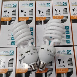 لامپ کم مصرف روناک ساخت ایران  آفتابی 40 وات استاندارد  