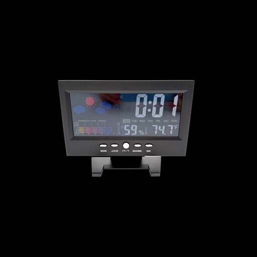 ساعت و مانیتور سنجش کیفیت و وضعیت هوا برندNEMOTECH مدل ep575(سفارش آلمان)