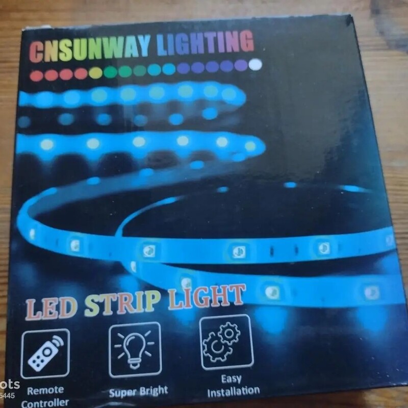 نوار ریسه LED 5 متری RGB برند CNSUNWAY LIGHTING(سفارش آلمان)