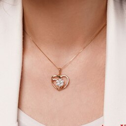 گردنبند ژوپینگ طرح قلب Xuping Necklace کد GNB16202W