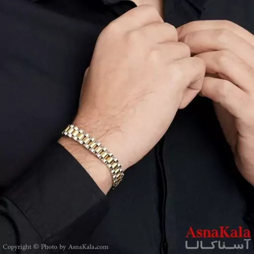  دستبند رولکس مردانه Rolex Bracelet کد DSB18110W