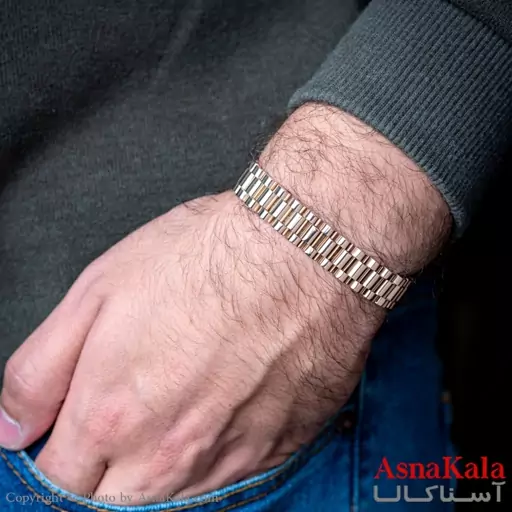  دستبند رولکس مردانه Rolex Bracelet کد DSB18113W