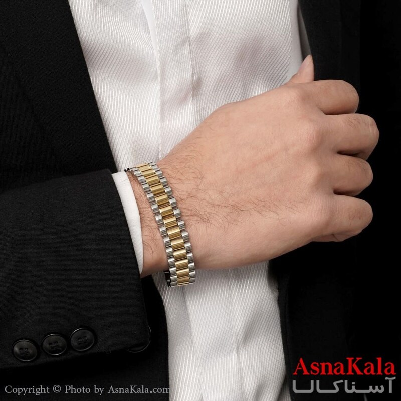 دستبند رولکس مردانه Rolex Bracelet کد DSB18114W