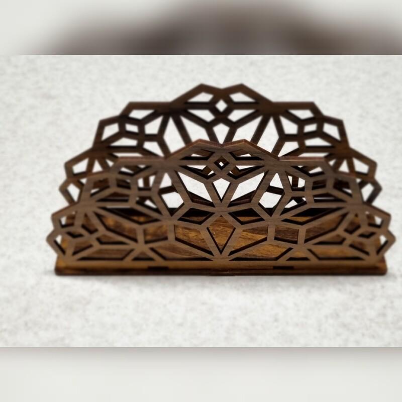 جادستمال کاغذی رومیزی18 در 10در 4 سانت با طراحی اسلیمی زیبا