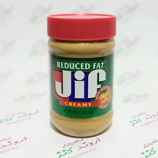 کره بادام زمینی کم چرب جیف Jif مدل CREAMY REDUCED FAT

