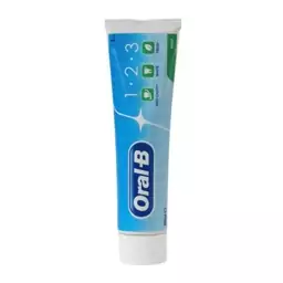 خمیردندان سه کاره اورال بی Oral B 123 نعنایی حجم 100 میلی لیتر