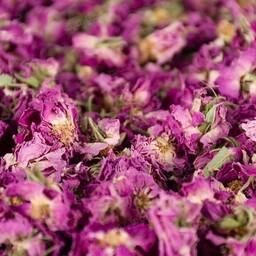 گل محمدی باز خشک (پر شده خشک) کیفیت ممتاز  بسته 50 گرمی   