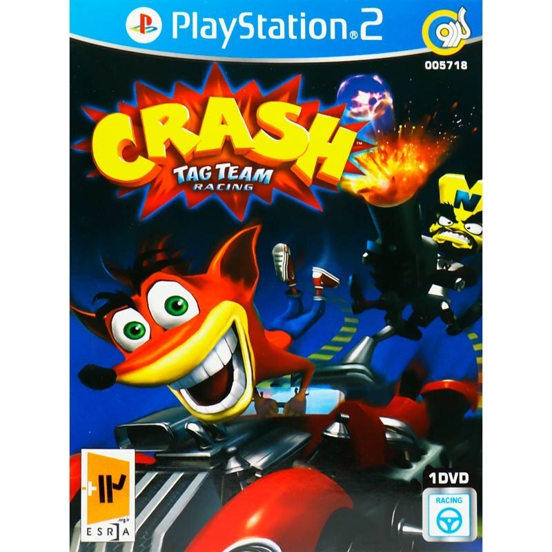 بازی پلی استیشن 2 Crash Tag Team Racing PS2