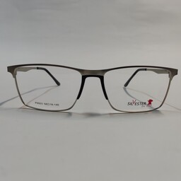 عینک طبی نقره ای مارک سیلوسترمدل تمام فریم ومقاوم برای ساخت هرنوع عدسی