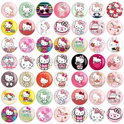 پیکسل خندالو طرح هلو کیتی Hello Kitty  کد 13 مجموعه 50 عددی