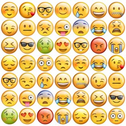 پیکسل خندالو طرح ایموجی Emoji  کد 24 مجموعه 50 عددی