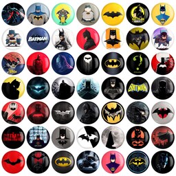 پیکسل خندالو طرح  بت من Batman کد 98 مجموعه 50 عددی