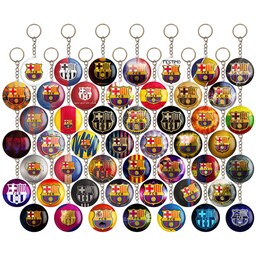 جاکلیدی خندالو طرح باشگاه بارسلونا کد 109 مجموعه 50 عددی