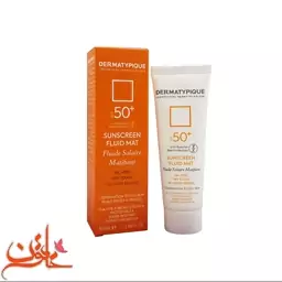 کرم ضد آفتاب بی رنگ پوست چرب درماتیپیک SPF50 حجم 50 میلی لیتر