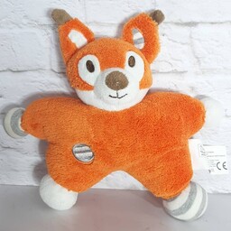 عروسک روباه مناسب سیسمونی و هدیه 20 سانتی و  بسیار با کیفیت 