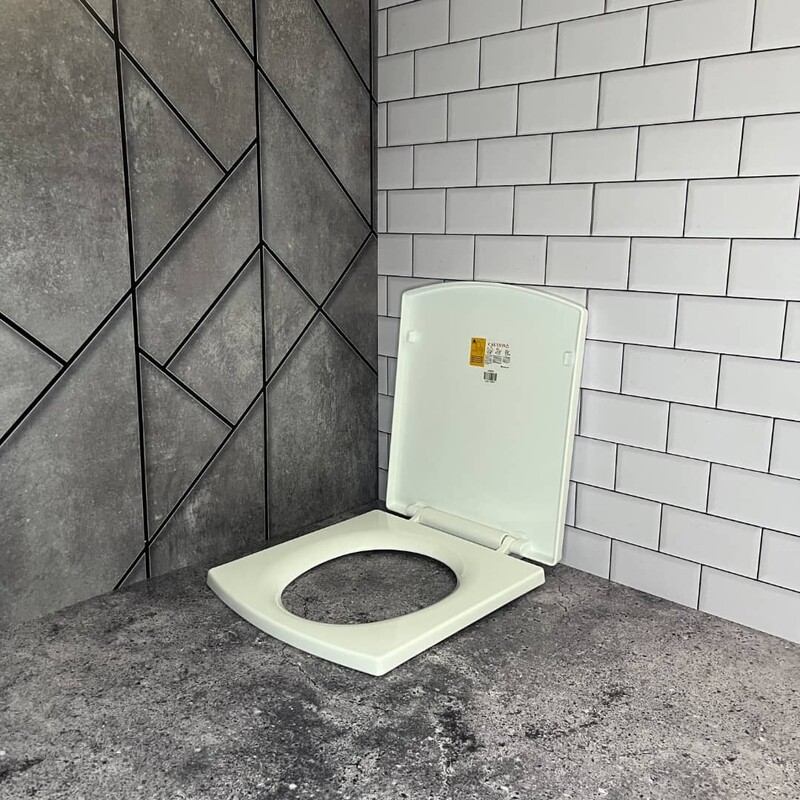 درب دوبل توالت فرنگی بونسای (آرام بند و آسان نصب) 