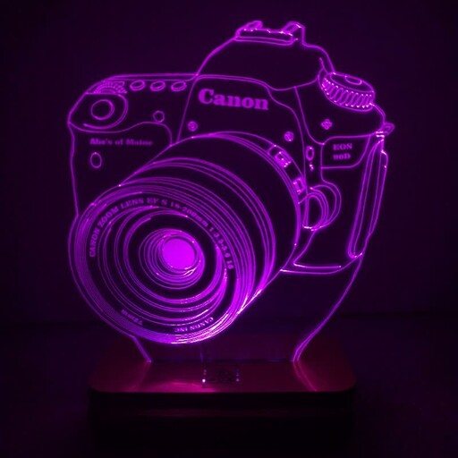 چراغ خواب طرح دوربین عکاسی مدل هفت رنگ سان لیزر 
