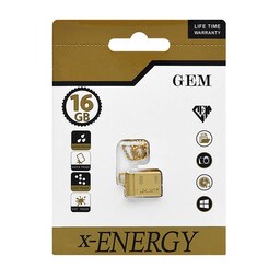 فلش مموری مدل X-energy Golden Gem 16GB