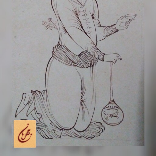 نقاشی ایرانی صنایع دستی .کارت پستالهای خاص برای شما که خاص هستید و خاص پسند