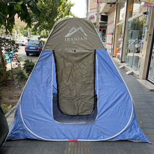 چادر مسافرتی و خیمه 8نفره فنری سایز استاندارد مناسب کمپ افرود جنگل کد4