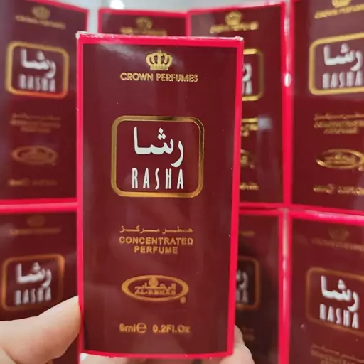 عطر عربی رشا Rasha ماندگاری بالا و بدون الکل،6میل،شرکت الرحاب