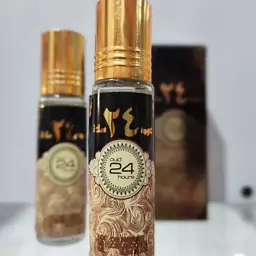 عطر عود 24ساعه برند ارض الزعفران ،10میل،ساخت امارات ( عود 24 ساعته)