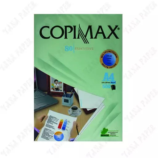 کاغذ A4 سبز روشن کپی مکس CopiMax - یک بسته 500 برگی