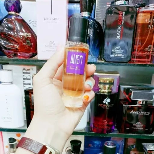 عطر ادکلن الین موگلر  زنانه(آلین موگلر) 30 میل   Mugler Alien عطر جیبی عطر کوچیک