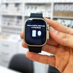 ساعت هوشمند اولترا APPLE  WATCH ULTRA TITANIUM سایز 49MM مشابه اورجینال ( های کپی ) رنگ مشکی و نقره ای 
