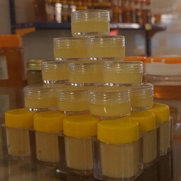 ژل رویال صد در صد ایرانی تولید زنبورستان دنیای عسل نلین به شرط کیفیت