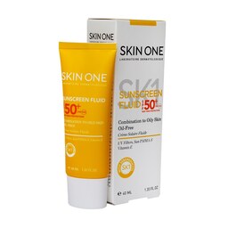 ضد آفتاب SPF50 بی رنگ اسکین وان مناسب پوست مختلط تا چرب 40 میل