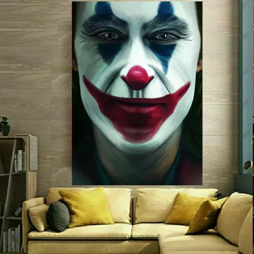 پوستر دیواری طرح joker  مدل لبخند تلخ