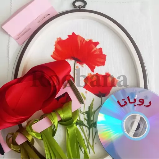 پک آموزش روباندوزی (بسته شامل وسایل لازم برای دوخت به همراه فیلم آموزش)