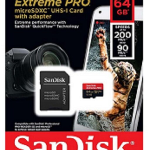 کارت حافظه MicroSDXC سن دیسک مدل SanDisk Extreme PRO microSDXC UHS-I U3 A2 V30 ظ