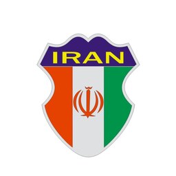 برچسب بدنه خودرو طرح پرچم ایران کد 1114