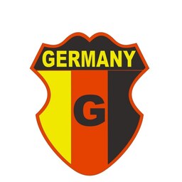 برچسب بدنه خودرو طرح پرچم یادبود آلمان کد 1115