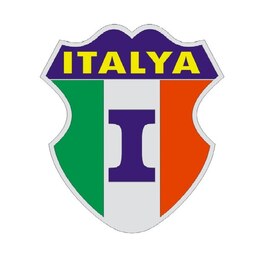 برچسب بدنه خودرو طرح پرچم یادبود ایتالیا کد 1120
