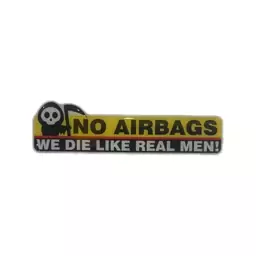 استیکر ژله ای طرح No Airbags کد Br001