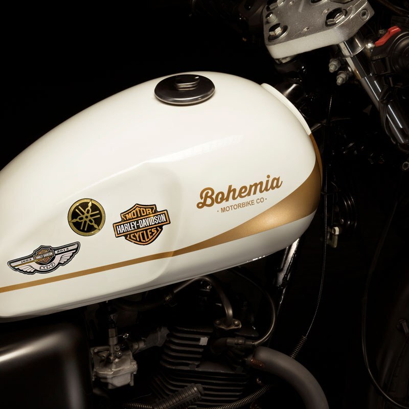 استیکر ژله ای موتور سیکلت طرح هوندا کد Br008