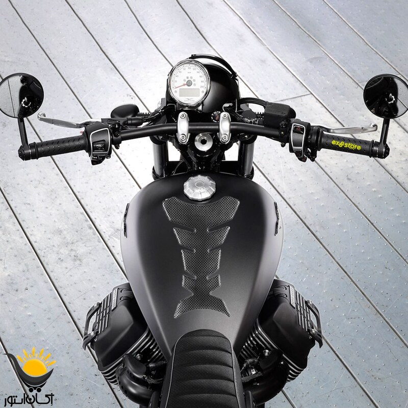 برچسب باک موتور سیکلت طرح کربن کد SM004 
