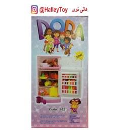 اسباب بازی یخچال دورا  باخوراکی (میوه )فروشگاه هالی توی 