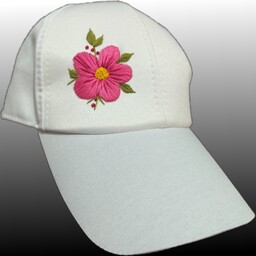 کلاه تابستانه نقاب دار  گلدوزی شده مناسب تفریح مسافرت عکاسی هدیه دادن و... 