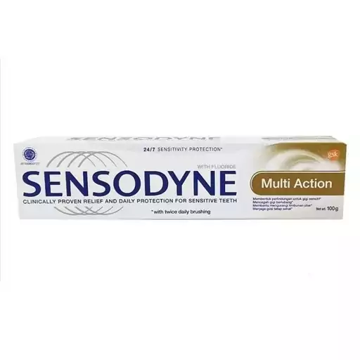 خمیردندان مولتی اکشن 100 گرمی سنسوداین SENSODYNE