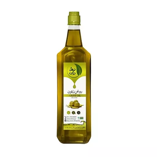 روغن زیتون بکر یک لیتری  چهل چای با کیفیت  تهیه شده از زیتون ایرانی و روغن کانولا   900 گرمی  