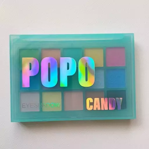 پالت سایه پاستلی 15 رنگ پوپو کندی POPO CANDY