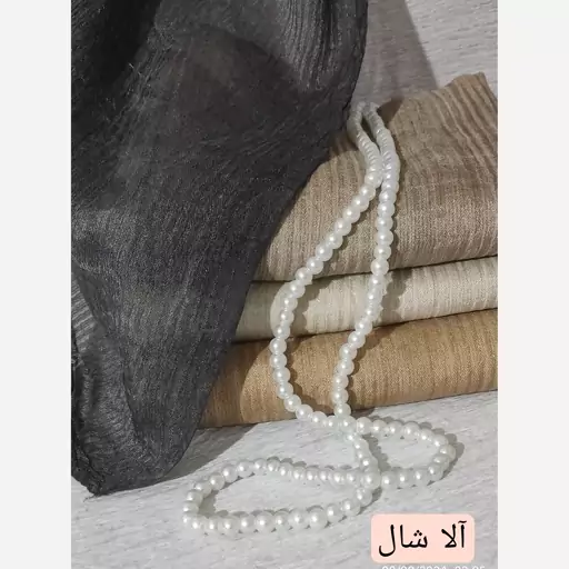 شال نخ ابریشم مجلسی