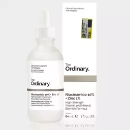 سرم نیاسینامید اورجینال 10درصد + زینک 1درصد اوردینری 60 میل مدل The Ordinary Niacinamide اصل